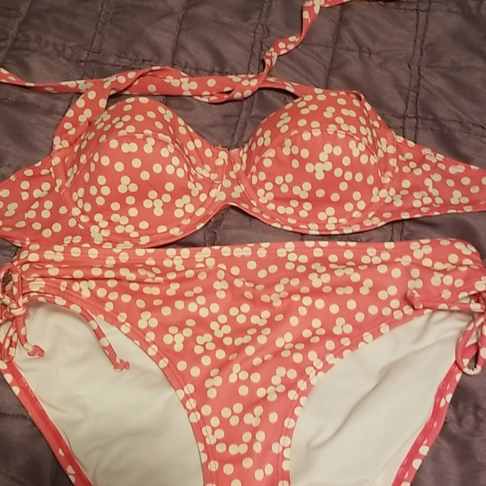 Polka dot bikini